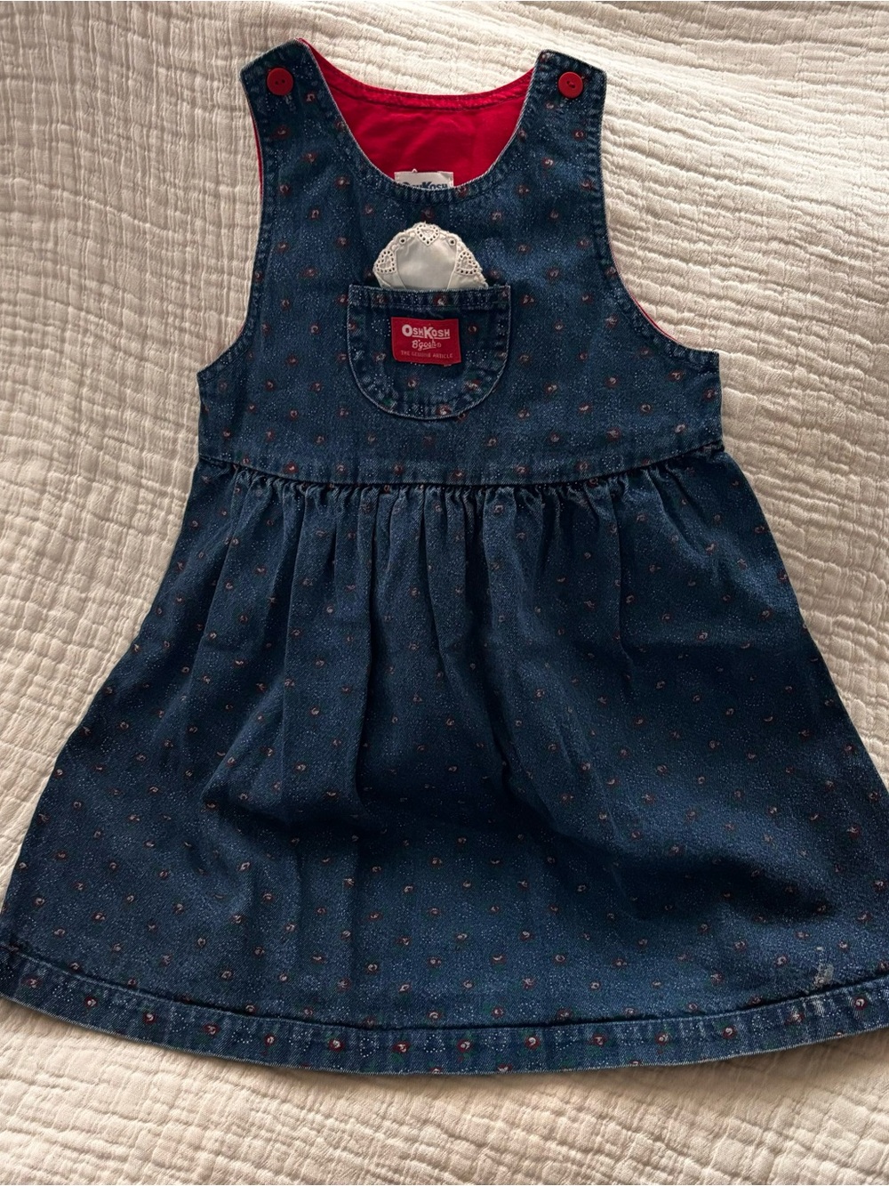 Oshkosh B’Gosh Vintage Denim Dress little girl size 6